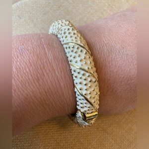 Lilly Pulitzer‎ Vintage Enameled Hinged Bangle Bracelet